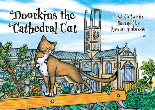 Book cover of: Doorkins the Cathedral Cat. By: Lisa Gutwein