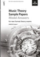 Book cover of: Music Theory Sample Papers Model Answers, ABRSM Grade 1
