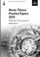 Book cover of: Music Theory Practice Papers Model Answers 2021, ABRSM Grade 4