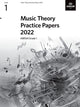 Book cover of: Music Theory Practice Papers 2022, ABRSM Grade 1