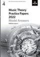 Book cover of: Music Theory Practice Papers Model Answers 2022, ABRSM Grade 4