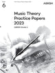 Book cover of: Music Theory Practice Papers 2023, ABRSM Grade 6