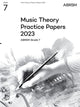 Book cover of: Music Theory Practice Papers 2023, ABRSM Grade 7