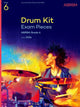 Book cover of: Drum Kit Exam Pieces from 2024, Grade 6