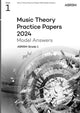 Book cover of: Music Theory Practice Papers Model Answers 2024, ABRSM Grade 1