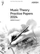 Book cover of: Music Theory Practice Papers 2024, ABRSM Grade 7
