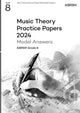 Book cover of: Music Theory Practice Papers Model Answers 2024, ABRSM Grade 8