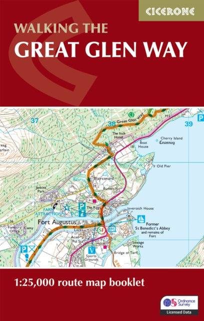 Walking the Great Glen Way Map Booklet, 1:25,000 OS Route Mapping 9781786311429 Paddy Dillon