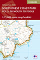 Book cover of: South West Coast Path Map Booklet - Vol 3: Plymouth to Poole. By: Paddy Dillon