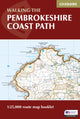 Book cover of: Pembrokeshire Coast Path Map Booklet. By: Dennis Kelsall