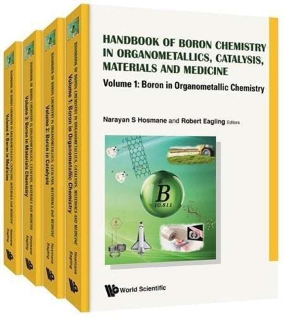 Book cover of: Handbook Of Boron Science: With Applications In Organometallics, Catalysis, Materials And Medicine (In 4 Volumes). By: Narayan S. Hosmane