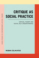 Book cover of: Critique as Social Practice. By: Robin Celikates