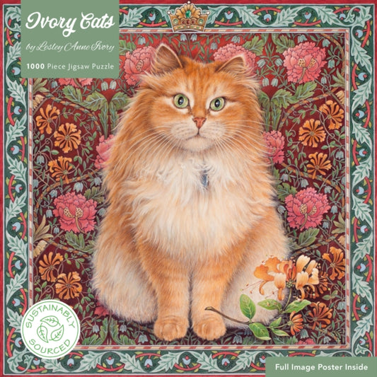 Book cover of: Adult Sustainable Jigsaw Puzzle Lesley Anne Ivory: Blossom. By: Flame Tree Studio