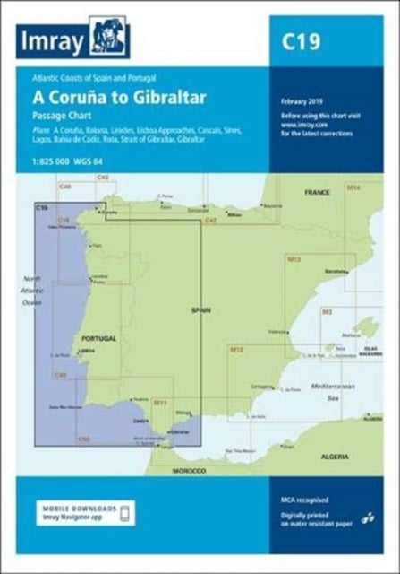 Book cover of: Imray Chart C19