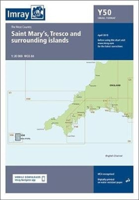 Book cover of: Imray Chart Y50