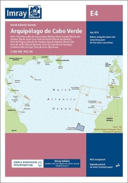 Book cover of: Imray Chart E4