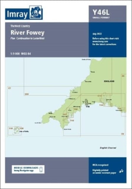 Book cover of: Imray Chart Y46 Laminated