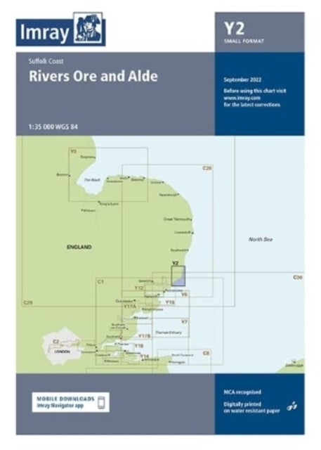 Book cover of: Imray Chart Y2