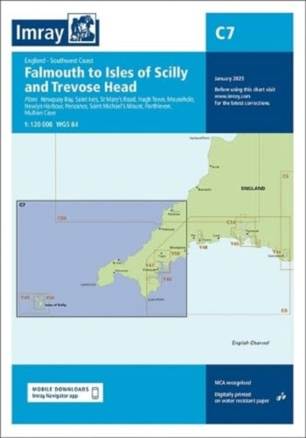 Book cover of: Imray Chart C7