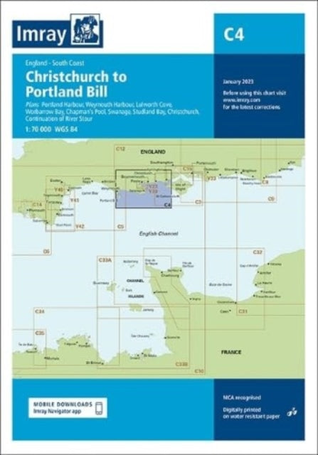 Book cover of: Imray Chart C4