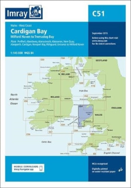 Book cover of: Imray Chart C51 Cardigan Bay