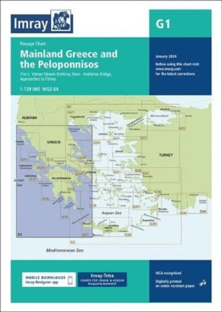 Book cover of: G1 Mainland Greece and the Peloponnisos