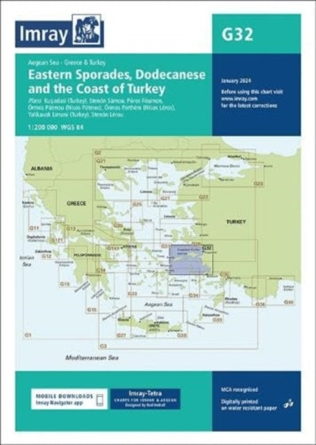 Book cover of: Imray Chart G32