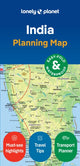 Book cover of: Lonely Planet India Planning Map