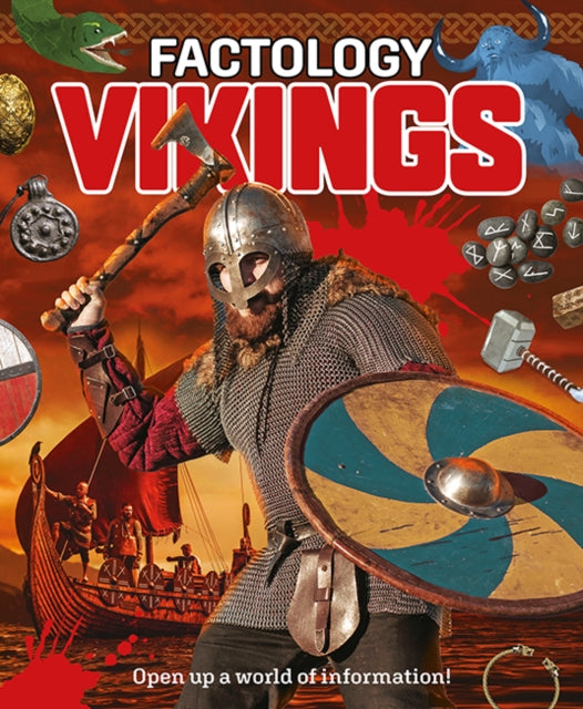 Factology: Vikings, Open Up a World of Information! 9781787081536 Button Books