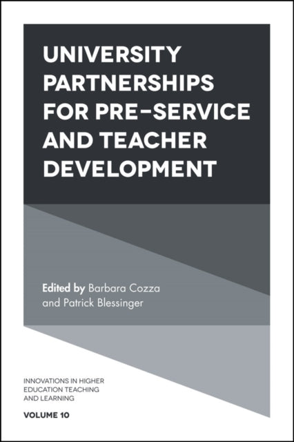 Book cover of: University Partnerships for Pre-service and Teacher Development. By: Patrick Blessinger