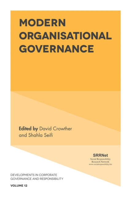 Book cover of: Modern Organisational Governance. By: David Crowther
