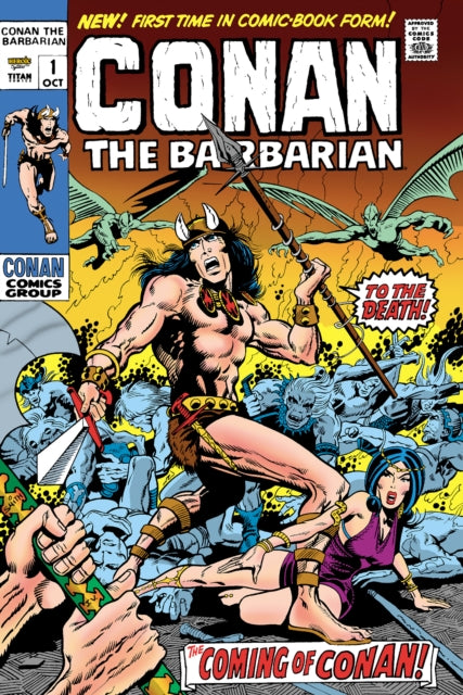 Book cover of: Conan The Barbarian: The Original Comics Omnibus Vol.1. By: Roy Thomas