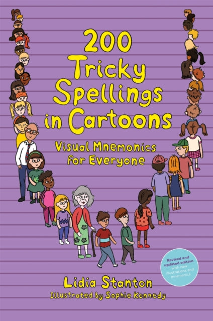 Book cover of: 200 Tricky Spellings in Cartoons. By: Lidia Stanton