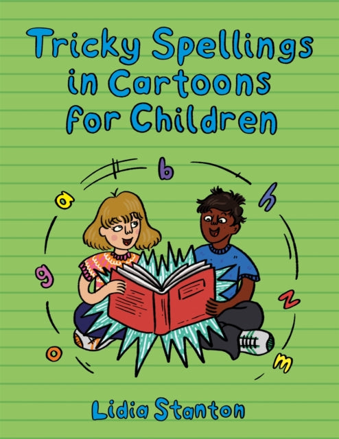Book cover of: Tricky Spellings in Cartoons for Children. By: Lidia Stanton