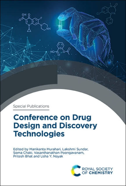 Book cover of: Conference on Drug Design and Discovery Technologies. By: Manikanta Murahari