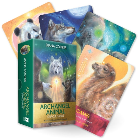 Book cover of: Archangel Animal Oracle Cards. By: Diana Cooper