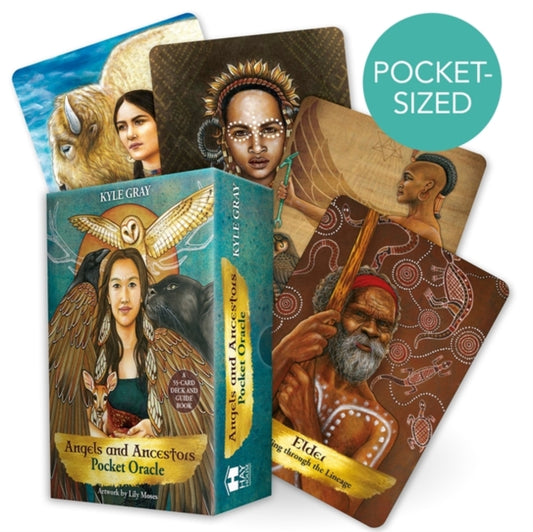 Book cover of: Angels and Ancestors Pocket Oracle