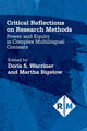 Book cover of: Critical Reflections on Research Methods. By: Doris S. Warriner