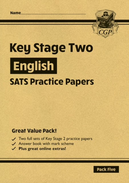 Book cover of: KS2 English Year 6 SATS Practice Papers: Pack 5 - for the 2026 tests (with free Online Extras)