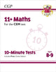 Book cover of: 11+ CEM 10-Minute Tests: Maths - Ages 8-9 (with Online Edition)