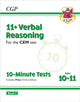 Book cover of: 11+ CEM 10-Minute Tests: Verbal Reasoning - Ages 10-11 Book 2 (with Online Edition)