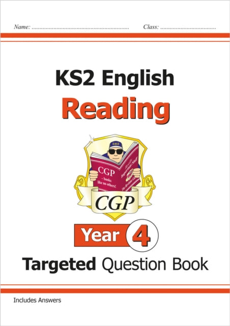 Book cover of: KS2 English Year 4 Reading Targeted Question Book. By: CGP Books
