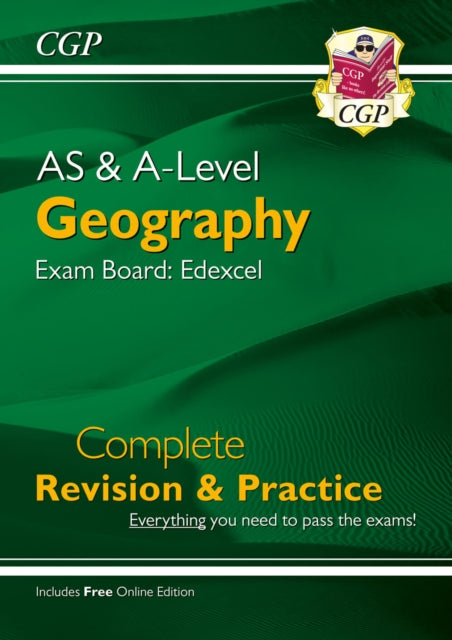Book cover of: New A-Level and AS Geography: Edexcel Complete Revision & Practice (with Online Edition)