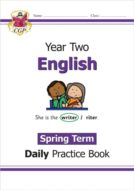 KS1 English Year 2 Daily Practice Book: Spring Term 9781789086799 CGP Books