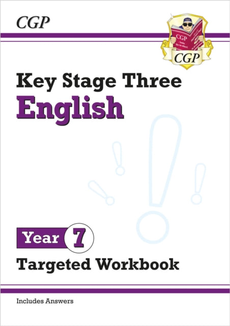 Book cover of: KS3 Year 7 English Targeted Workbook (with answers)