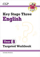 Book cover of: KS3 Year 8 English Targeted Workbook (with answers)