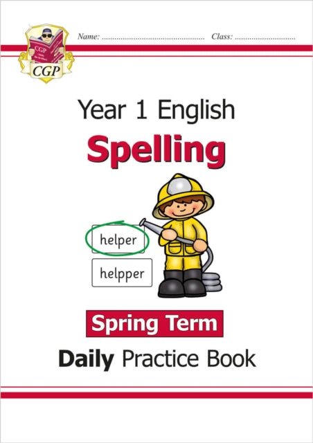 KS1 Spelling Year 1 Daily Practice Book: Spring Term 9781789088328 Keith Blackhall