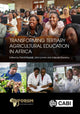 Book cover of: Transforming Tertiary Agricultural Education in Africa. By: David Kraybill