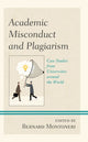 Book cover of: Academic Misconduct and Plagiarism. By: Bernard Montoneri