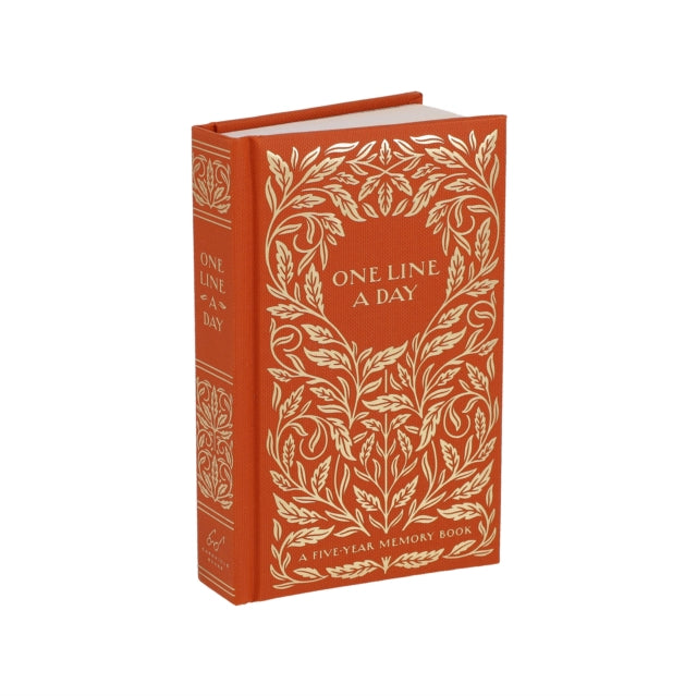 Gilded One Line a Day, A Five-Year Memory Book 9781797231204 CHRONICLE BOOKS